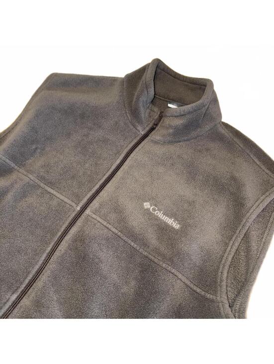Columbia Other - Columbia Men’s XL Gray Fleece Vest jacket  Sportswear Athletic 100% Polyester